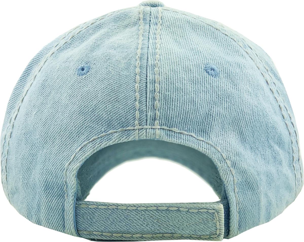 KODAK【送料込】VINTAGE BLUE WASHING BALL CAP TXT Beomgyu Worn] Kodak Vintage Blue Washing Ball Cap